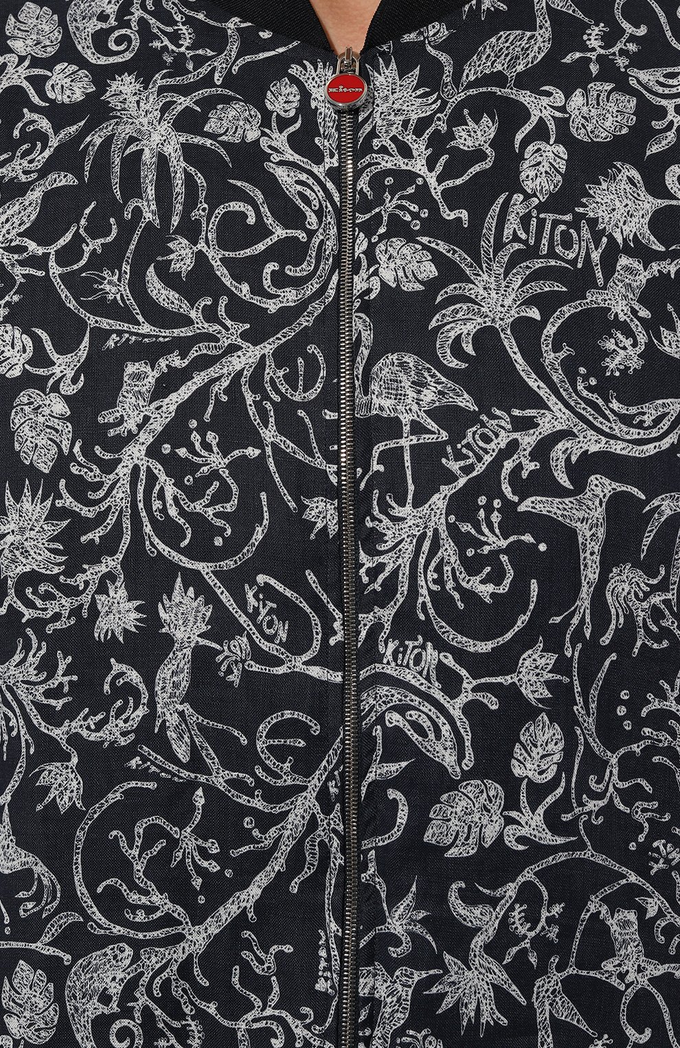 Льняной бомбер KITON, арт. UG0001H08902, фото 5