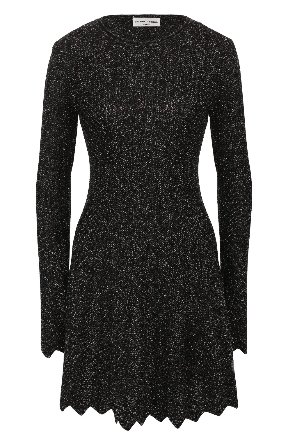 Платье из смеси шерсти и вискозы SONIA RYKIEL черного цвета по цене 98250 руб., арт. 13397413-IA, фото 1 Платье из смеси шерсти и вискозы SONIA RYKIEL, арт. 13397413-IA, фото 1