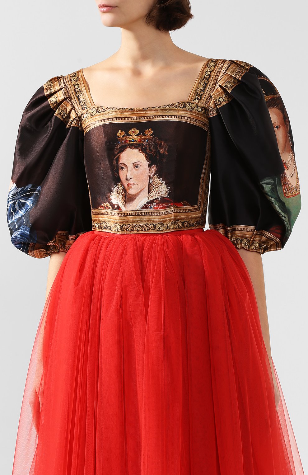 Шелковый топ DOLCE & GABBANA, арт. F73T8T/GDQ09, фото 3