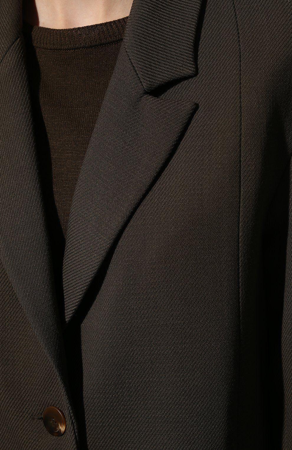 Жакет LESYANEBO зеленого цвета по цене 48000 руб., арт. FW22/H-637A/M, фото 5 Жакет LESYANEBO, арт. FW22/H-637A/M, фото 5