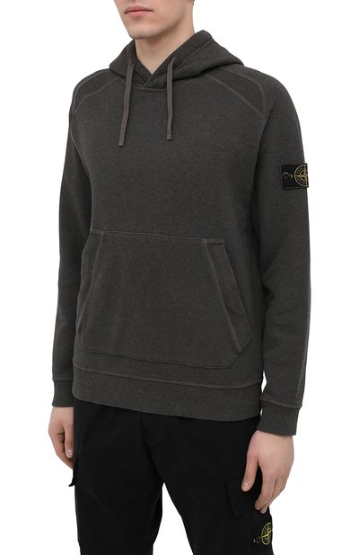 Хлопковое худи STONE ISLAND, арт. 731562090, фото 3
