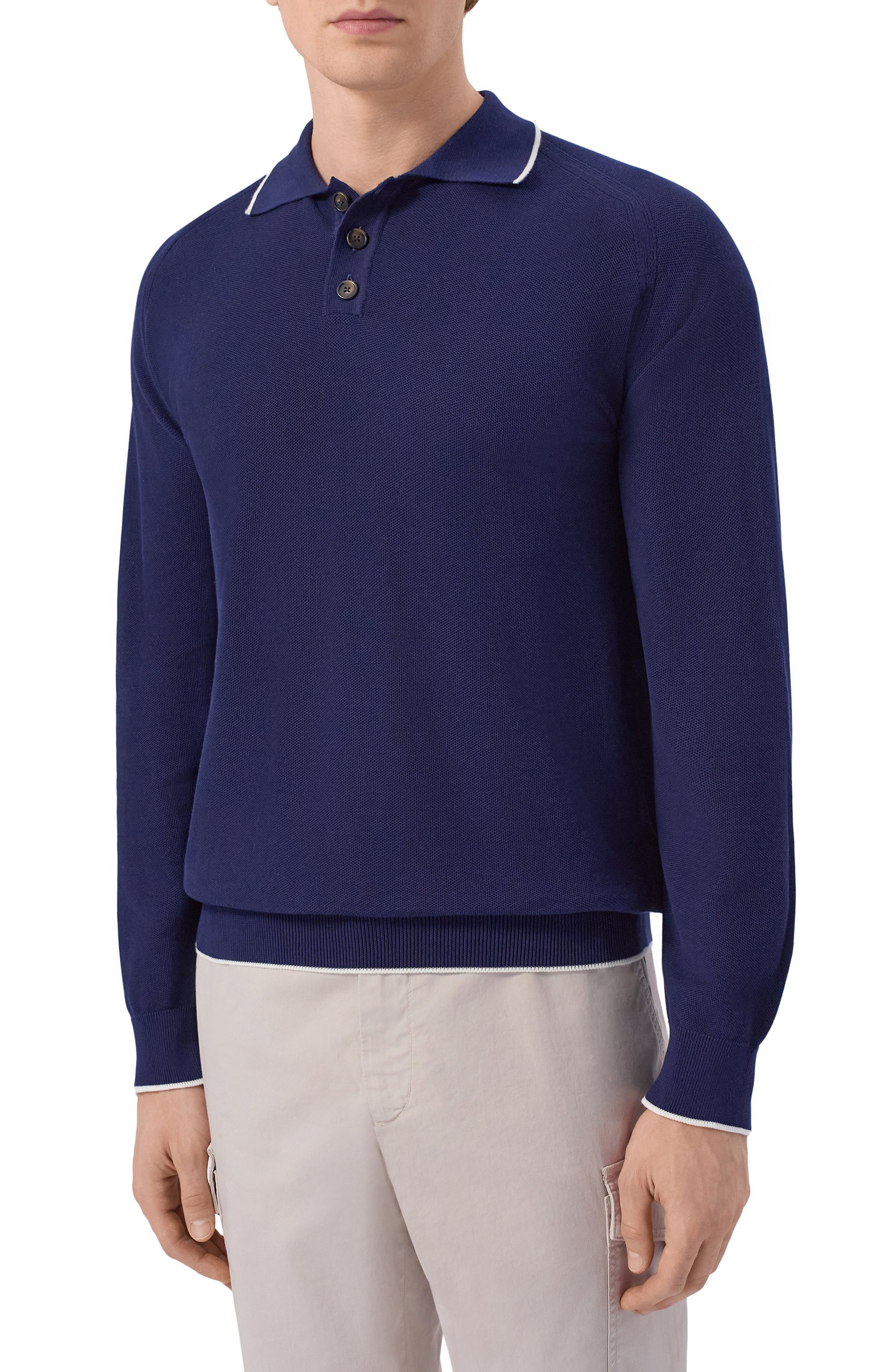 Хлопковое поло KITON, арт. UMM0761, фото 3