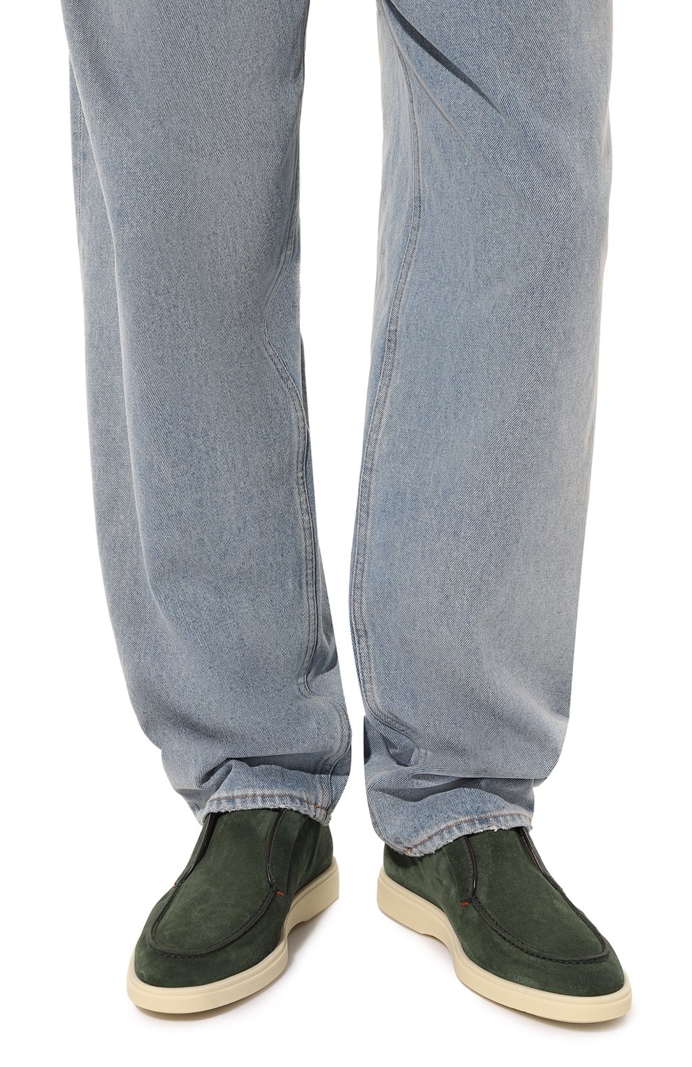 Замшевые ботинки detroit SANTONI, арт. MGDG17823TICBSH5, фото 3