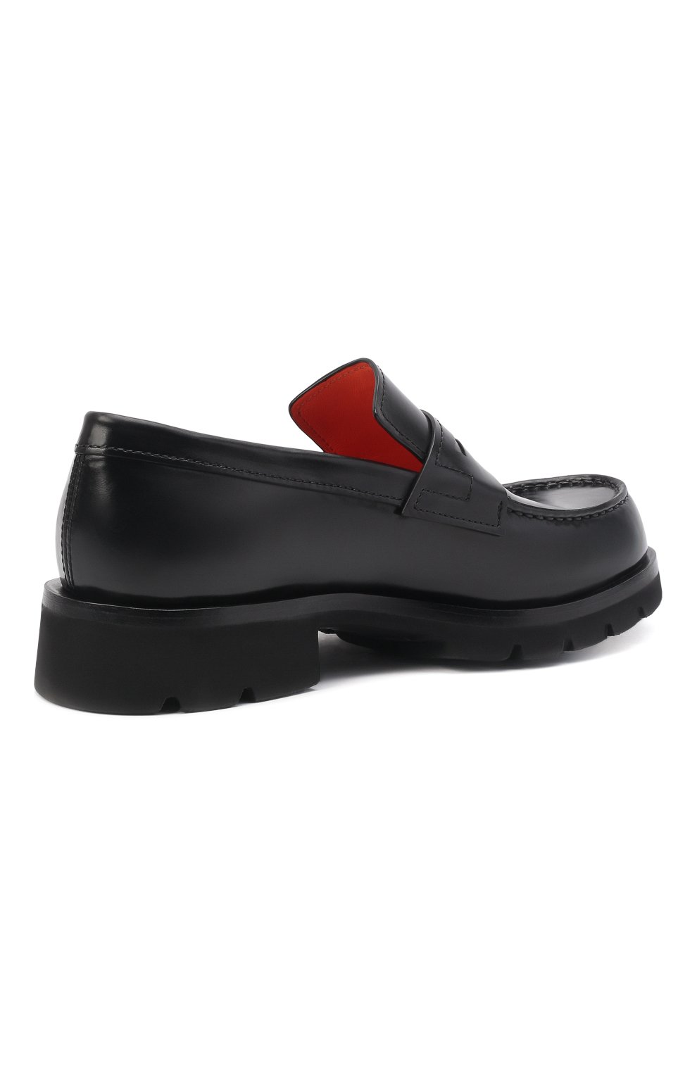 Кожаные пенни-лоферы SANTONI, арт. MCIG17492JM2BPWCN01, фото 5