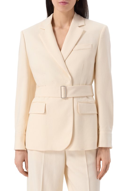 Жакет из вискозы MSGM 3841MDG24/257106 Кремовый  3841MDG24/257106 Фото 3