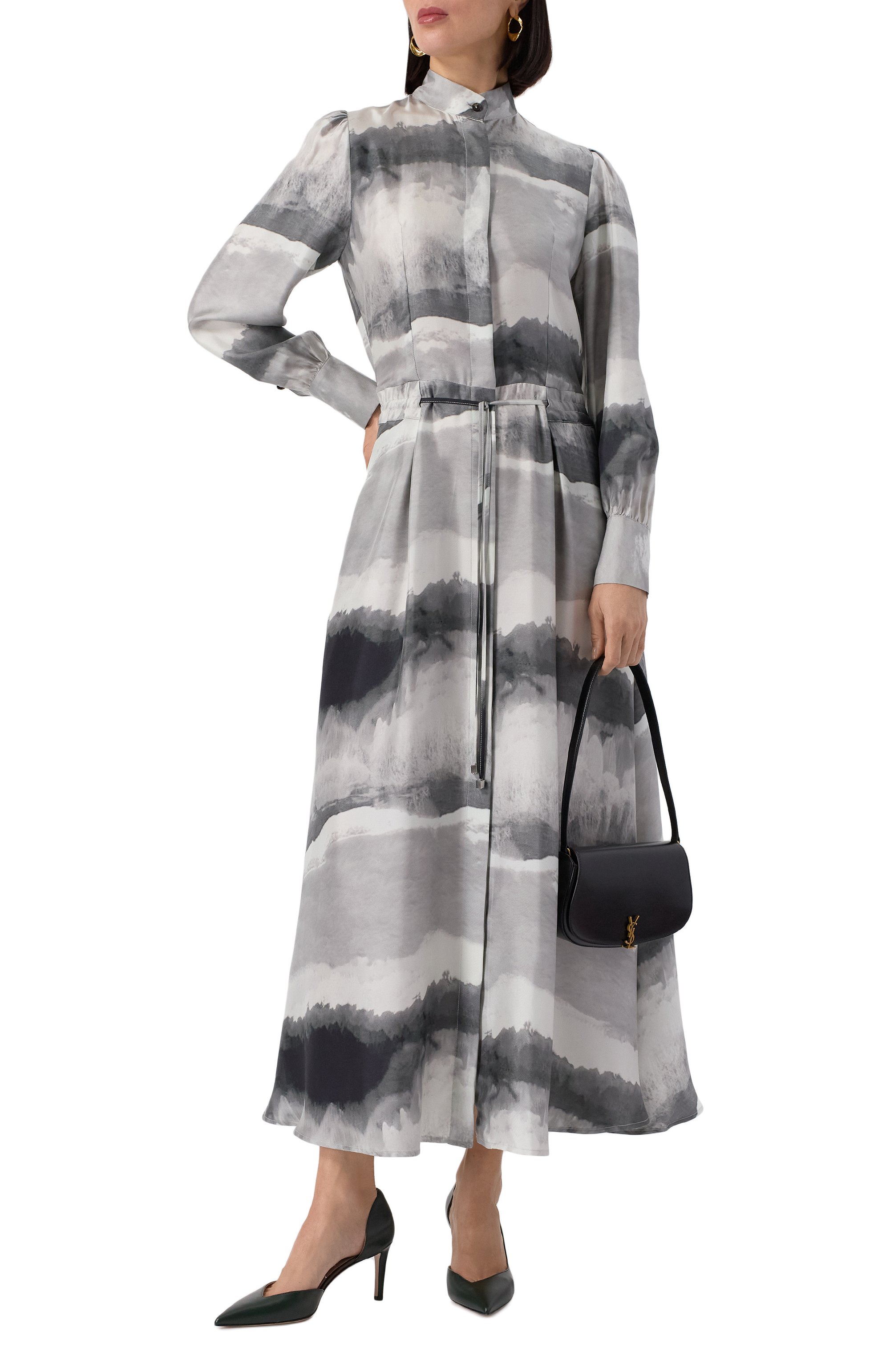 Шелковое платье KITON, арт. D52302K0535G01, фото 2