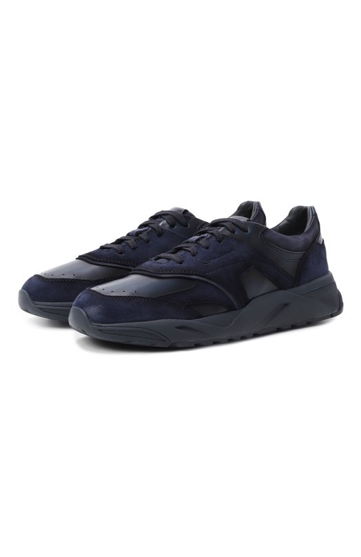 Кожаные кроссовки Innova Santoni MBIG22112N0TTK0H Синий MBIG22112N0TTK0H