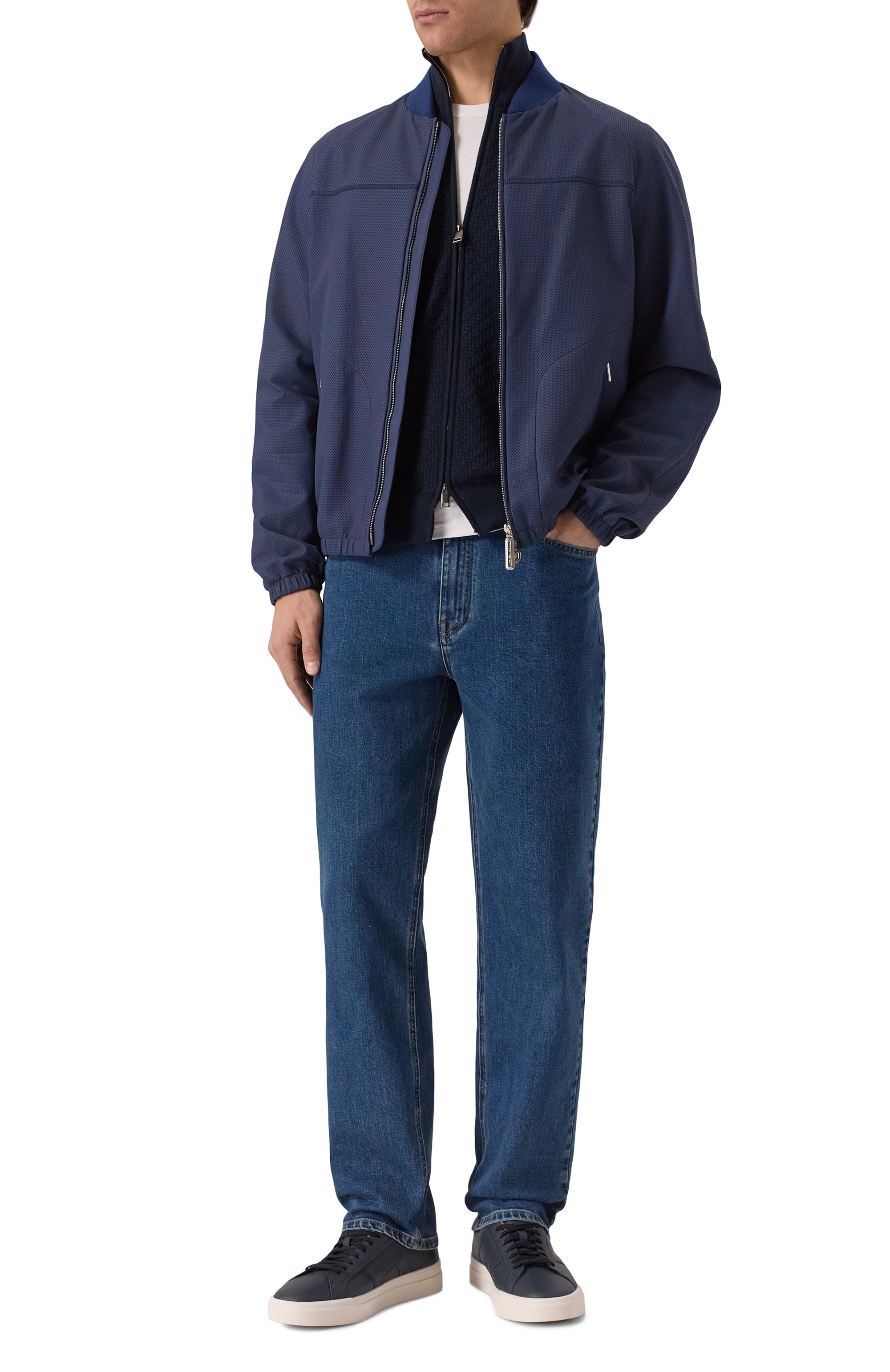 Кожаный бомбер STEFANO RICCI, арт. MDJ5200330/7401, фото 2