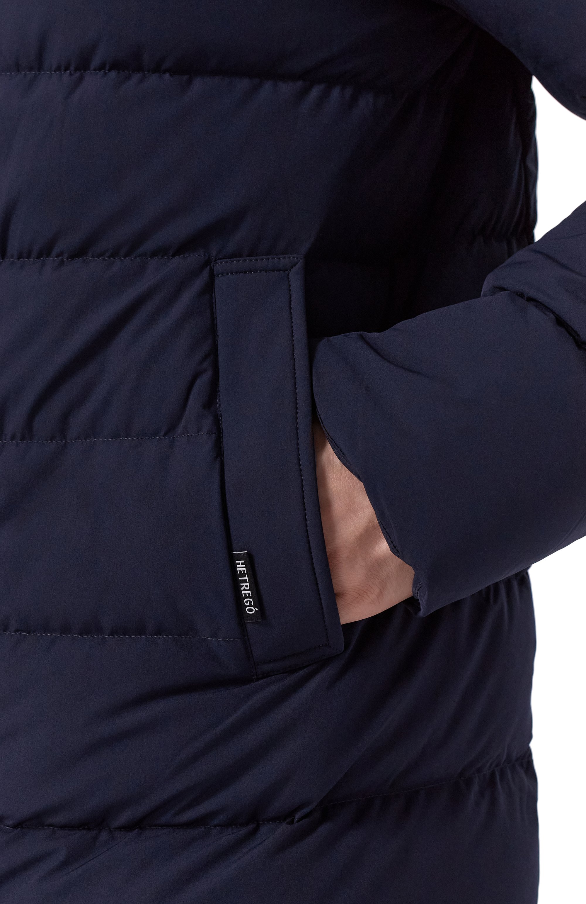 Пуховик с воротником из кролика HETREGO, арт. 8P435R/WILLIAM, фото 5