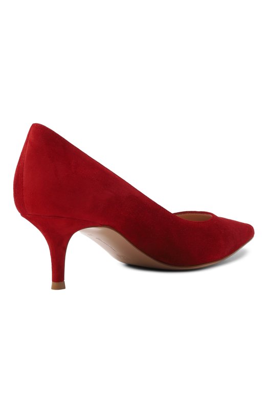Замшевые туфли Gianvito 55 Gianvito Rossi G20336.55RIC.CAMR0UG Красный  G20336.55RIC.CAMR0UG Фото 5