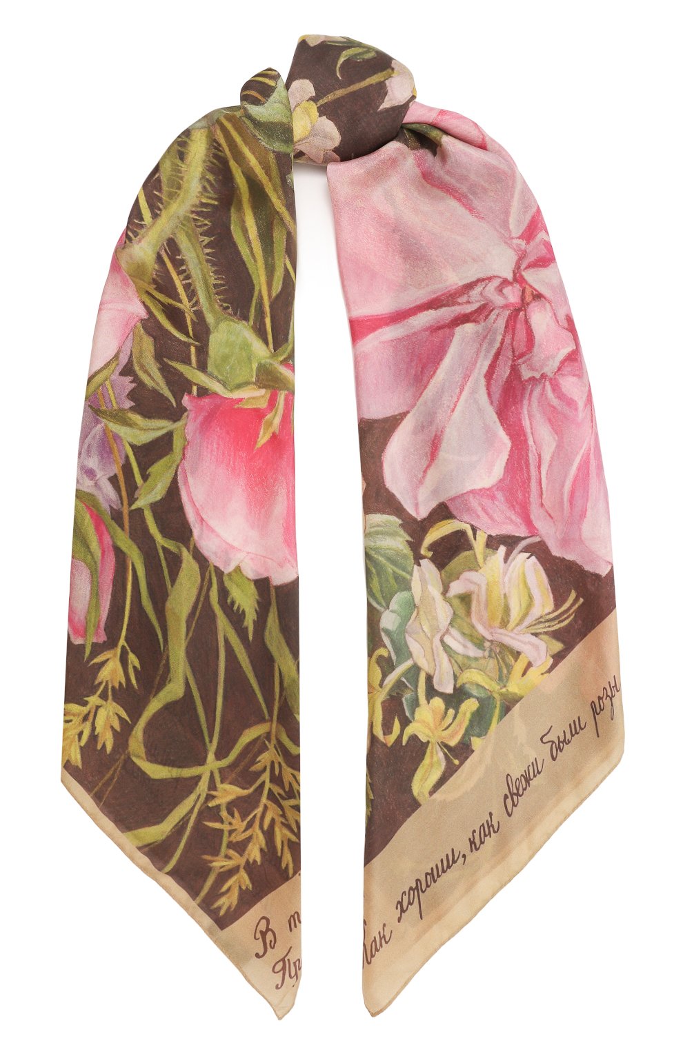 Шелковый платок букет GOURJI, арт. T23BA7R, фото 1