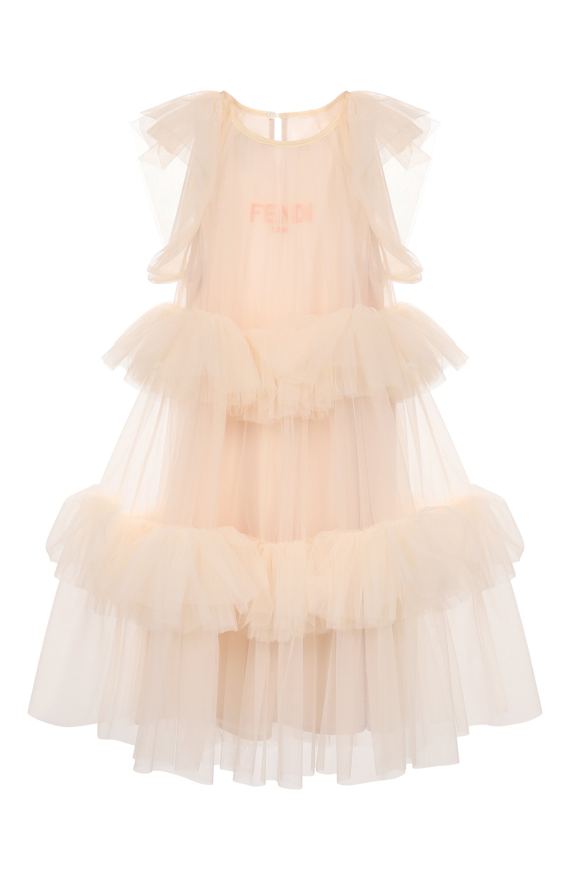 Хлопковое платье FENDI, арт. JFB840/AEXX/8A-12+, фото 1