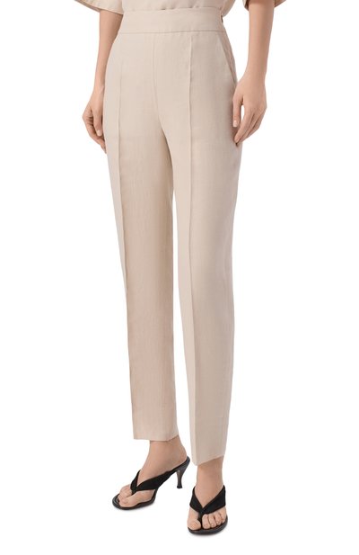 Льняные брюки AGNONA, арт. T71010E/U3034E, фото 3