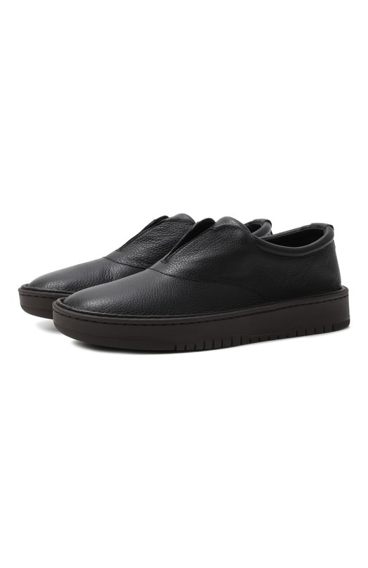 Кожаные кеды Giorgio Armani GM002038/AF19222 Чёрный GM002038/AF19222