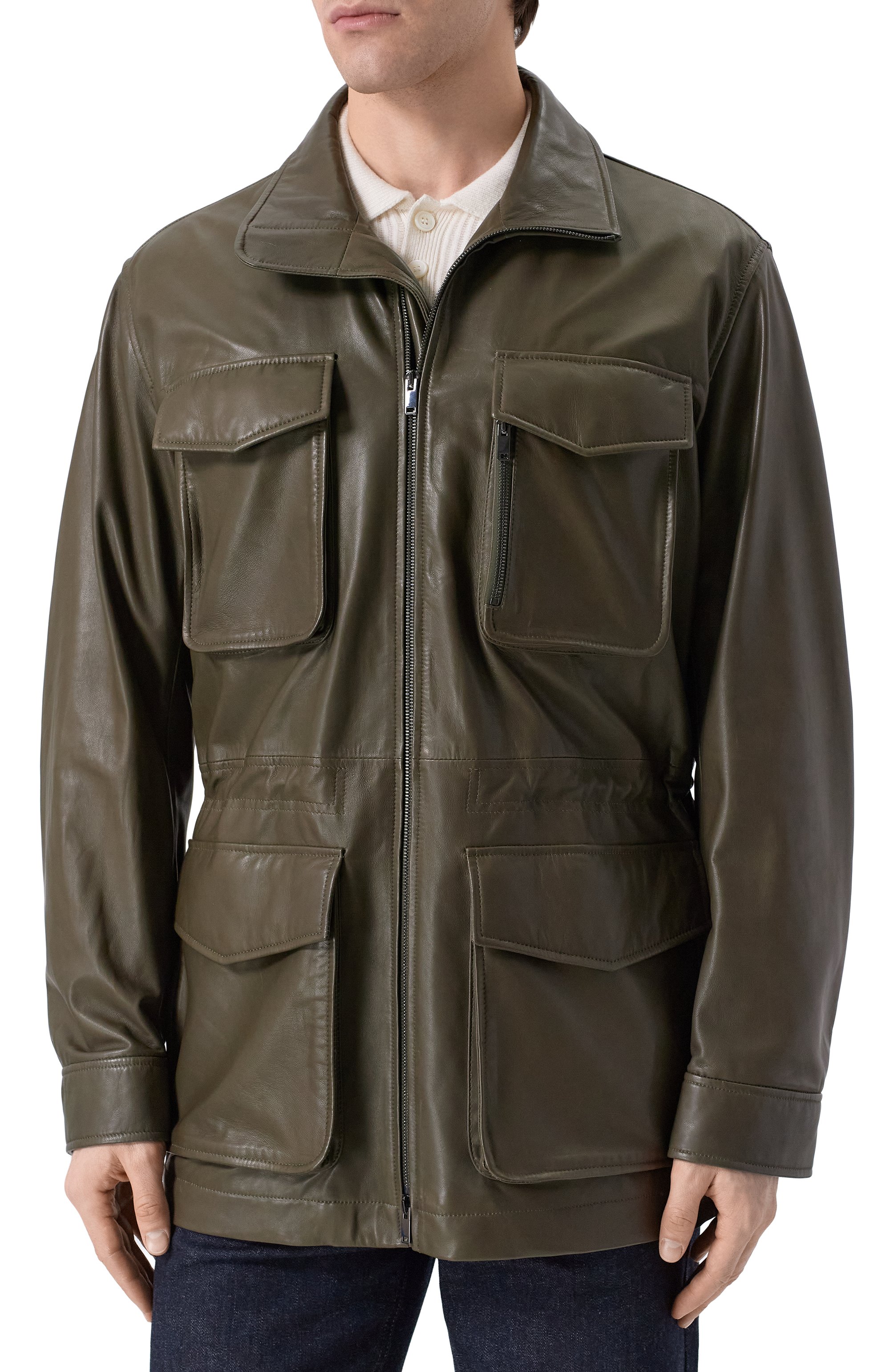 Кожаная куртка MVST, арт. 54200, фото 3