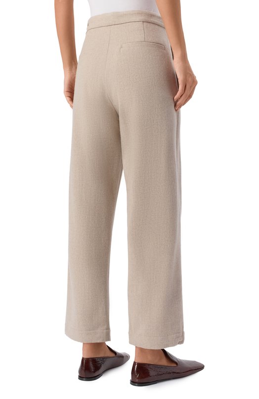 Шерстяные брюки Jil Sander J40KA0280/J40182 Бежевый  J40KA0280/J40182 Фото 4