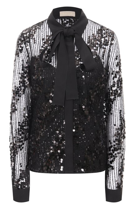 Женская блузка с отделкой пайетками ELIE SAAB, арт. SH127NP25/PA010