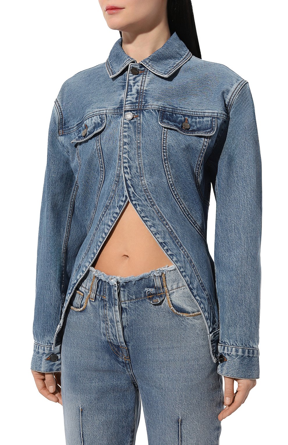 Джинсовый жакет JACQUEMUS, арт. 23H/233DE028-1015, фото 3