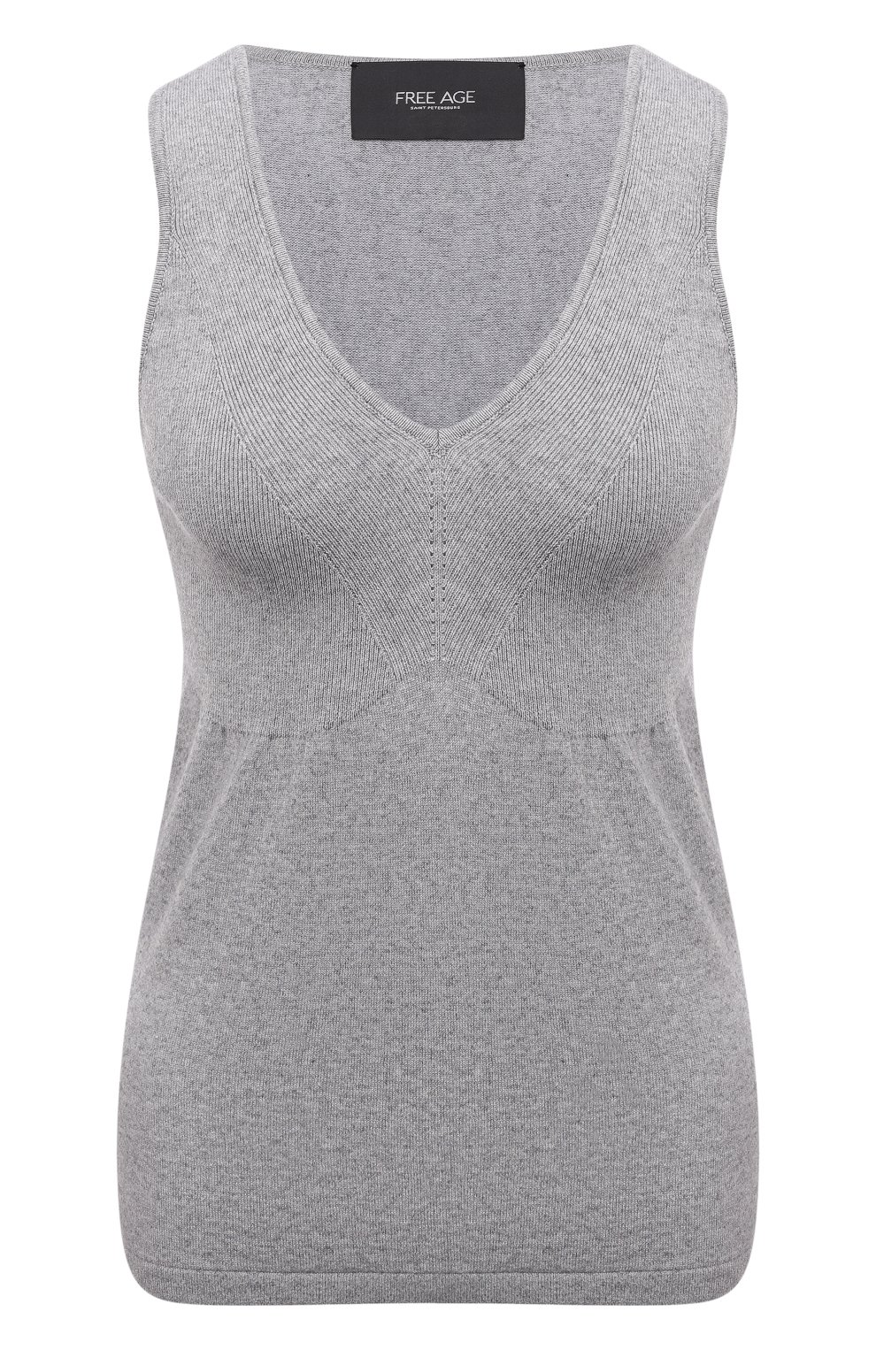 Майка из хлопка и кашемира FREEAGE, арт. LW22.TP016.1002.901, фото 1