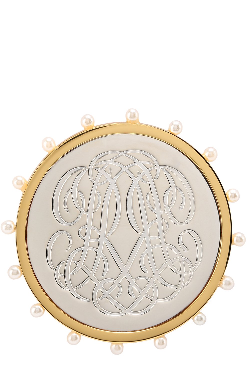 Брошь с отделкой из жемчужин RALPH LAUREN золотого цвета по цене 51150 руб., арт. 434681792, фото 1 Брошь с отделкой из жемчужин RALPH LAUREN, арт. 434681792, фото 1