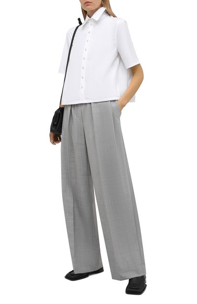 Хлопковая рубашка JIL SANDER, арт. JSWS606305-WS244200, фото 2