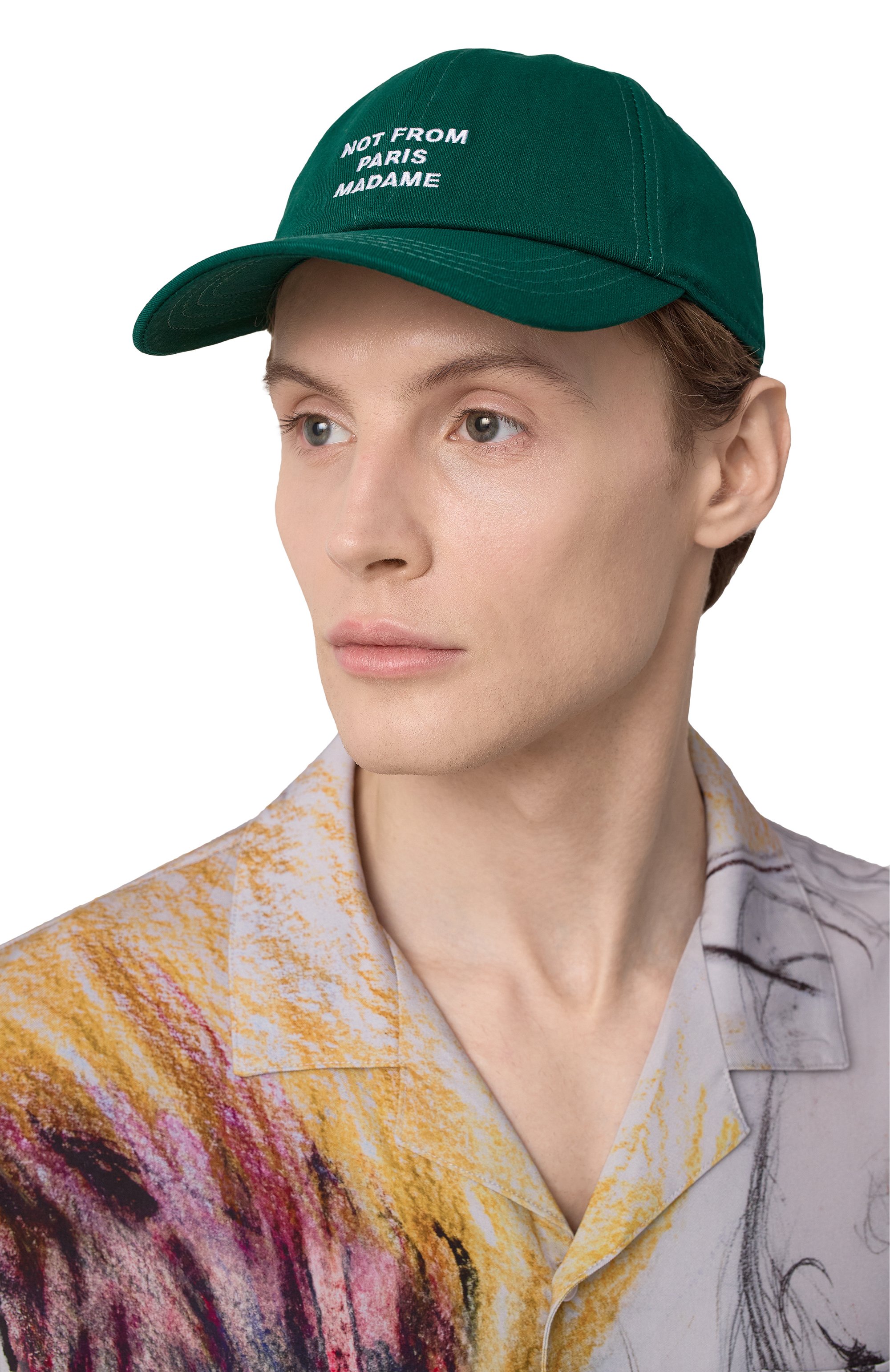 Хлопковая бейсболка DROLE DE MONSIEUR, арт. PERM-CP151-C0138-DGN, фото 2