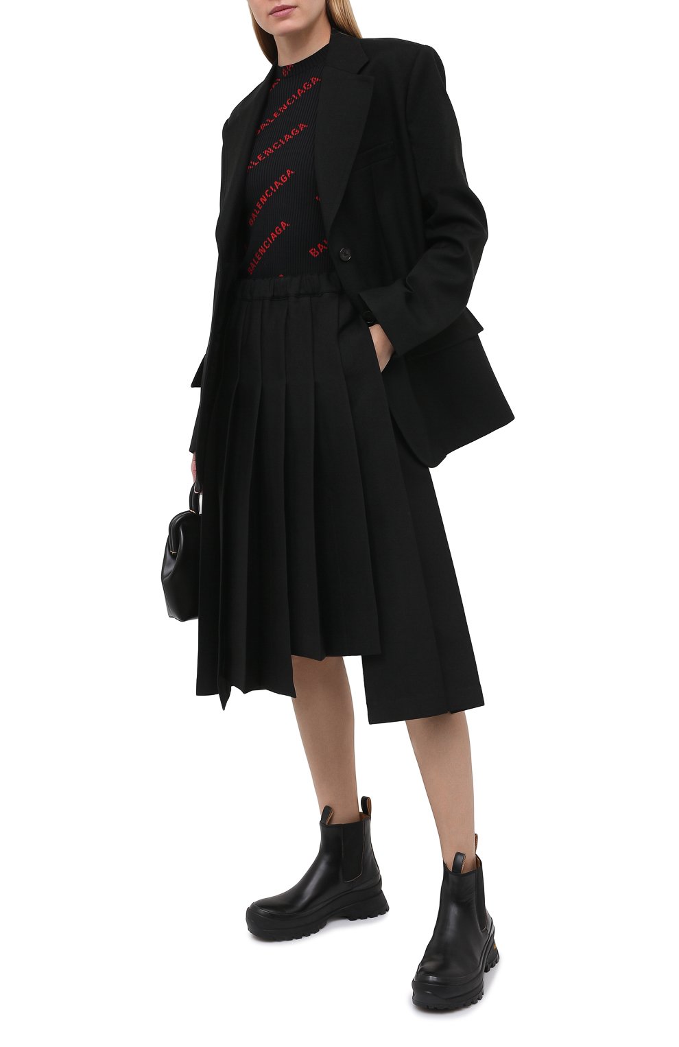 Пуловер с логотипом бренда BALENCIAGA, арт. 570844/T6140, фото 2