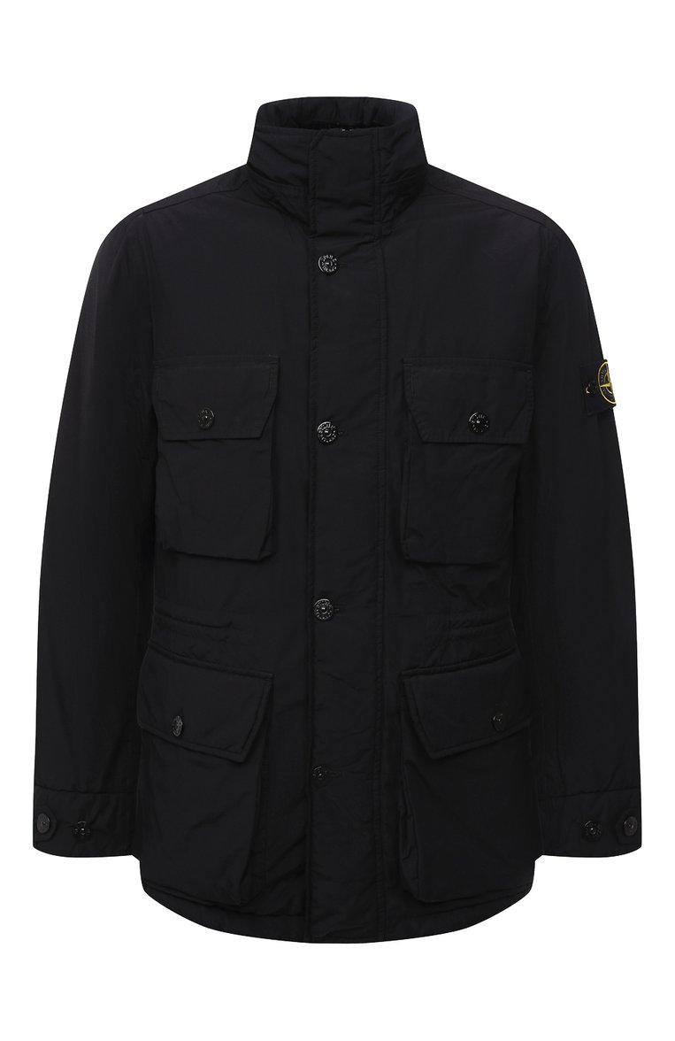 Мужская утепленная куртка STONE ISLAND черного цвета, арт. 751543032 | Фото 1 (Кросс-КТ: Куртка; Рукава: Длинные; Региональные ограничения белый список (Axapta Mercury): Не проставлено; Материал внешний: Синтетический материал; Мужское Кросс-КТ: утепленные куртки; Материал сплава: Проставлено; Материал подклада: Синтетический материал; Драгоценные камни: Проставлено; Стили: Кэжуэл)