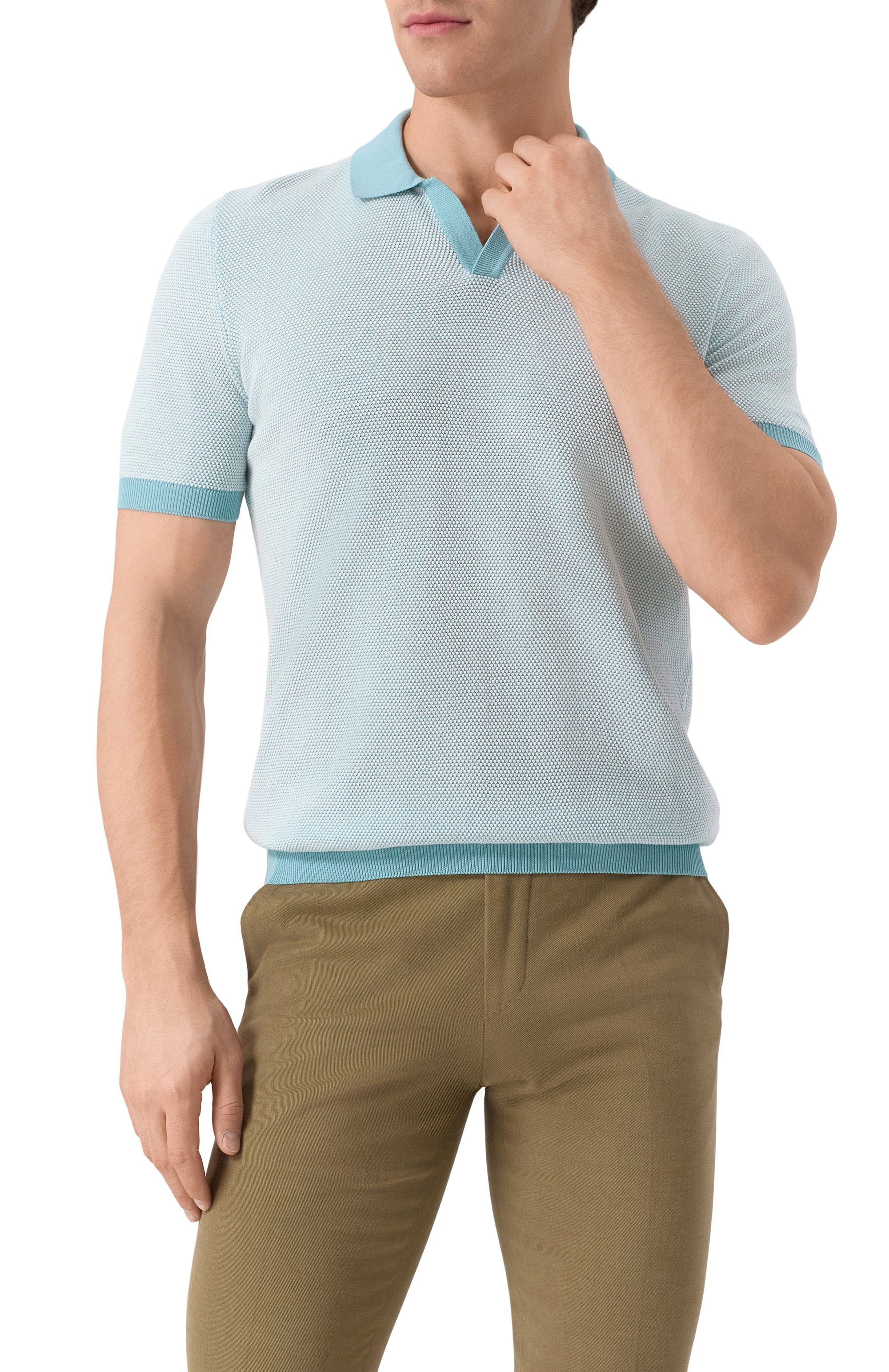 Хлопковое поло GRAN SASSO, арт. 57155/26901, фото 3