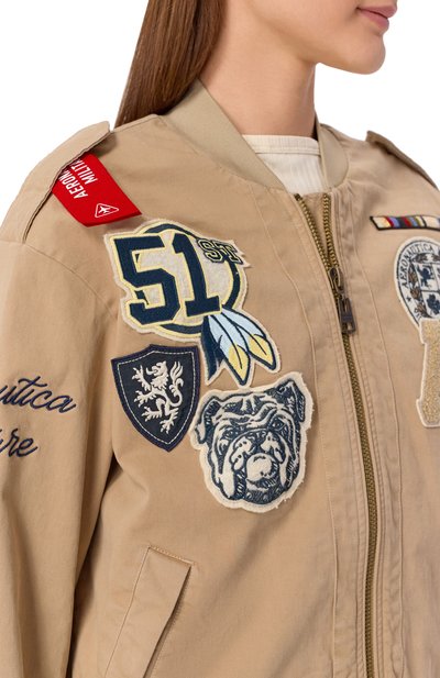 Хлопковый бомбер AERONAUTICA MILITARE, арт. AB3041DCT04272, фото 5