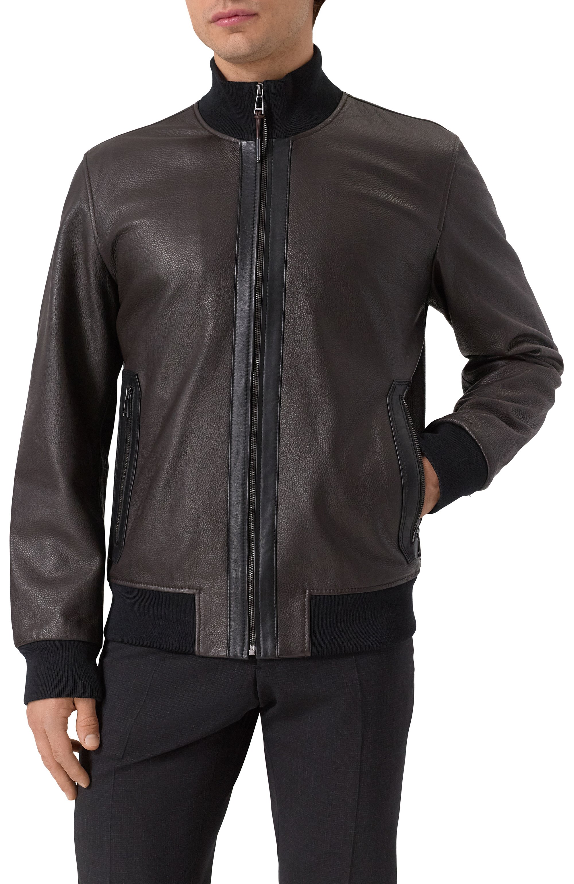 Кожаный бомбер WINDSOR, арт. T0RIN0-L/1300140, фото 3