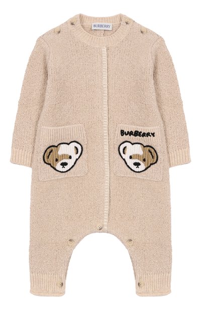 Комбинезон из хлопка и кашемира BURBERRY, арт. 8108721