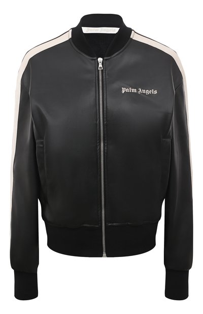 Женский бомбер из экокожи PALM ANGELS, арт. PWBD025S23FAB0031003
