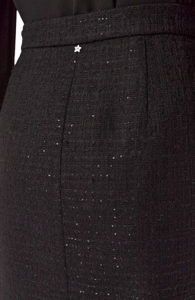 Шерстяная юбка LORENA ANTONIAZZI черного цвета по цене 72600 руб., арт. G009A/5454, фото 5 Шерстяная юбка LORENA ANTONIAZZI, арт. G009A/5454, фото 5