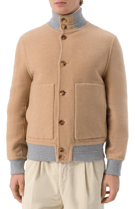 Двусторонний бомбер Brunello Cucinelli MY4139964 Бежевый  MY4139964 Фото 3