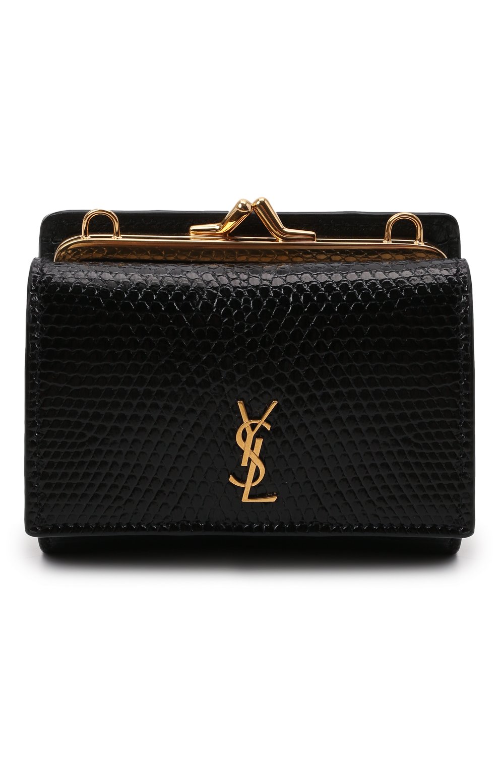 Поясная сумка kate из кожи варана SAINT LAURENT черного цвета по цене 170500 руб., арт. 660786/LVD4J/VSAL, фото 1 Поясная сумка kate из кожи варана SAINT LAURENT, арт. 660786/LVD4J/VSAL, фото 1