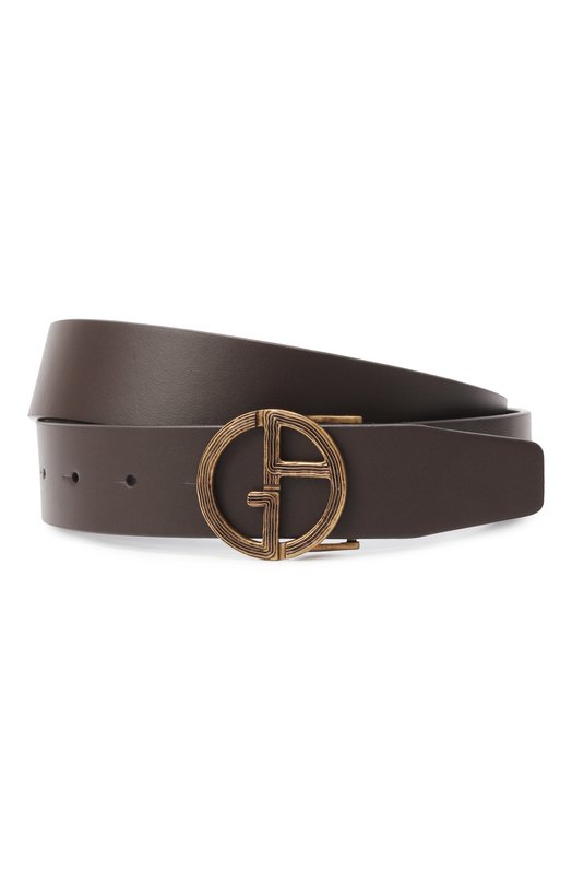 Кожаный ремень Giorgio Armani GM001562/AF16295 Коричневый GM001562/AF16295