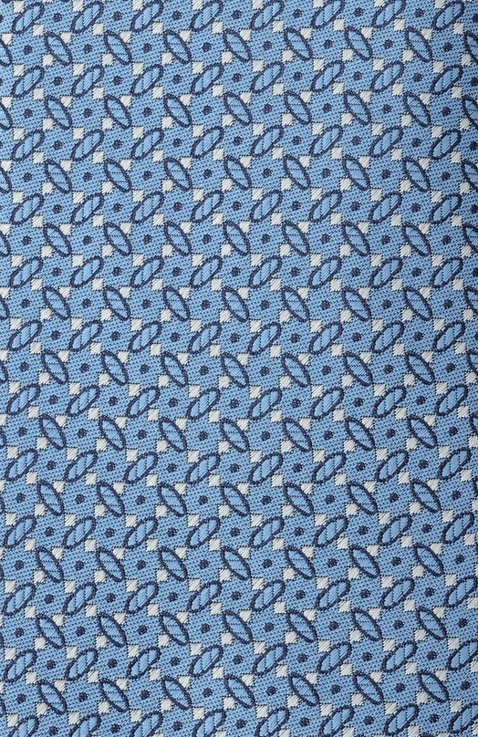 Шелковый галстук Canali 18/HJ04481 Голубой  18/HJ04481 Фото 4