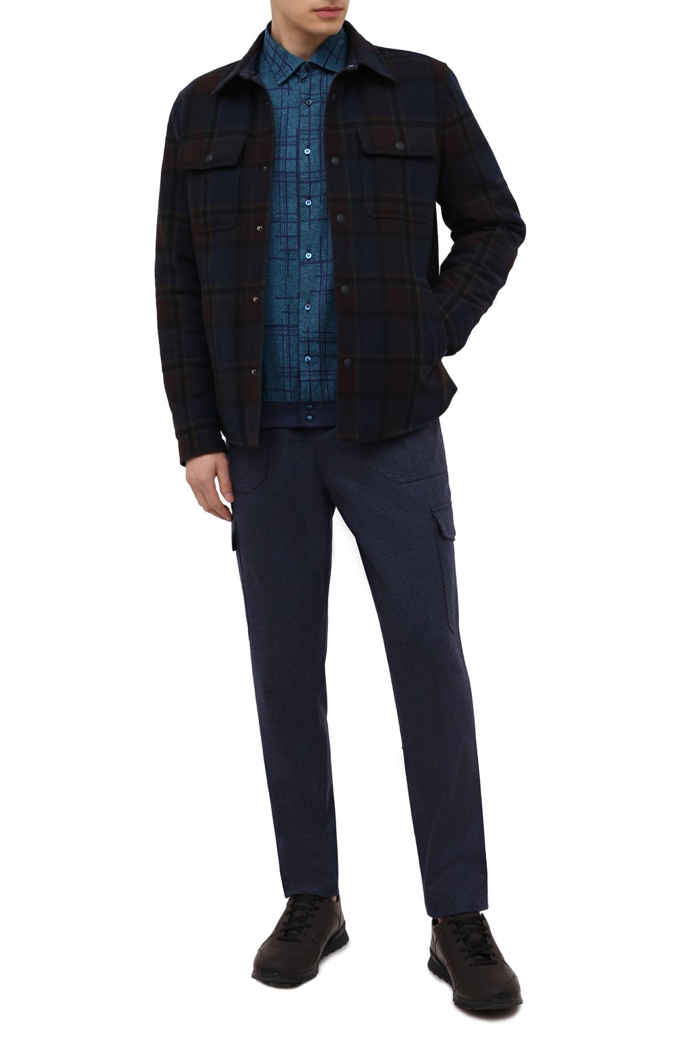 Хлопковая рубашка ZILLI SPORT, арт. MFU-56061-@/0006, фото 2