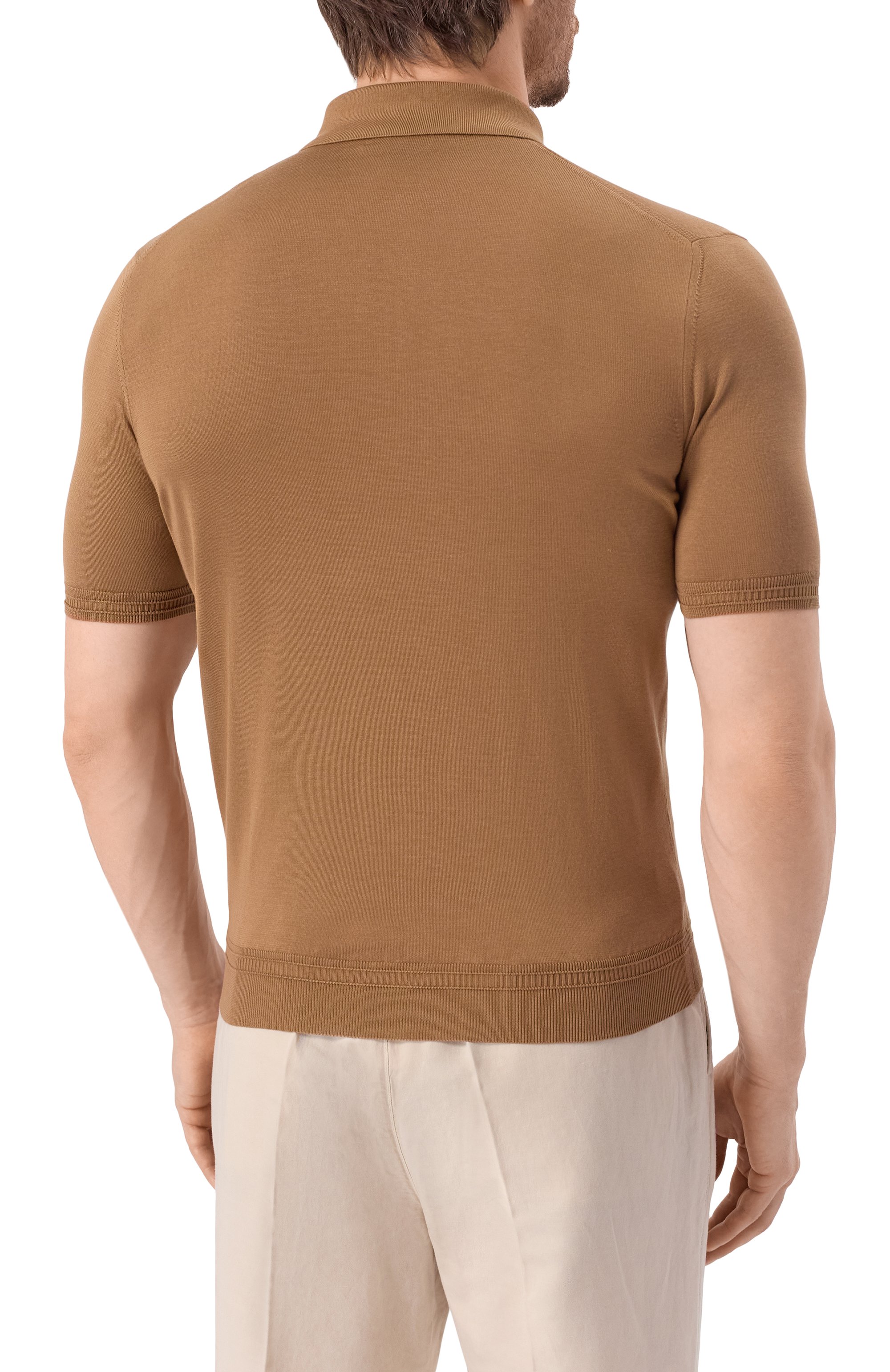 Шелковое поло STEFANO RICCI, арт. K616215P31/F25101, фото 4