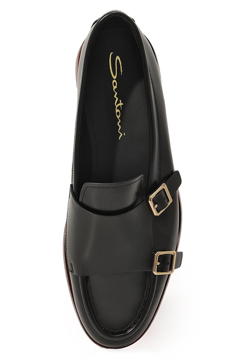 Кожаные лоферы SANTONI, арт. WUQC70581BA2SLPH, фото 6