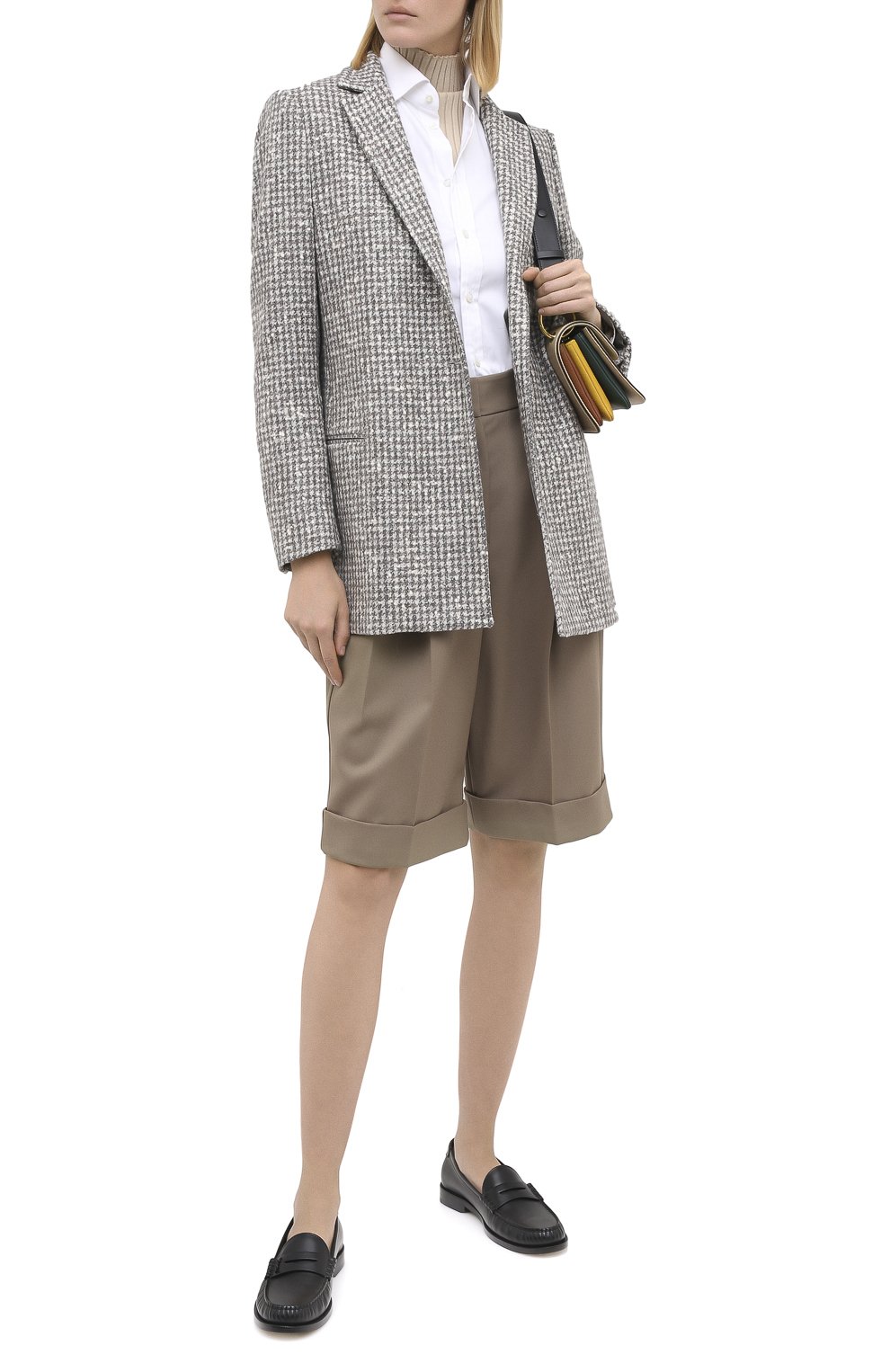 Шерстяной жакет KITON серого цвета по цене 334000 руб., арт. D48523K05T24, фото 3 Шерстяной жакет KITON, арт. D48523K05T24, фото 3