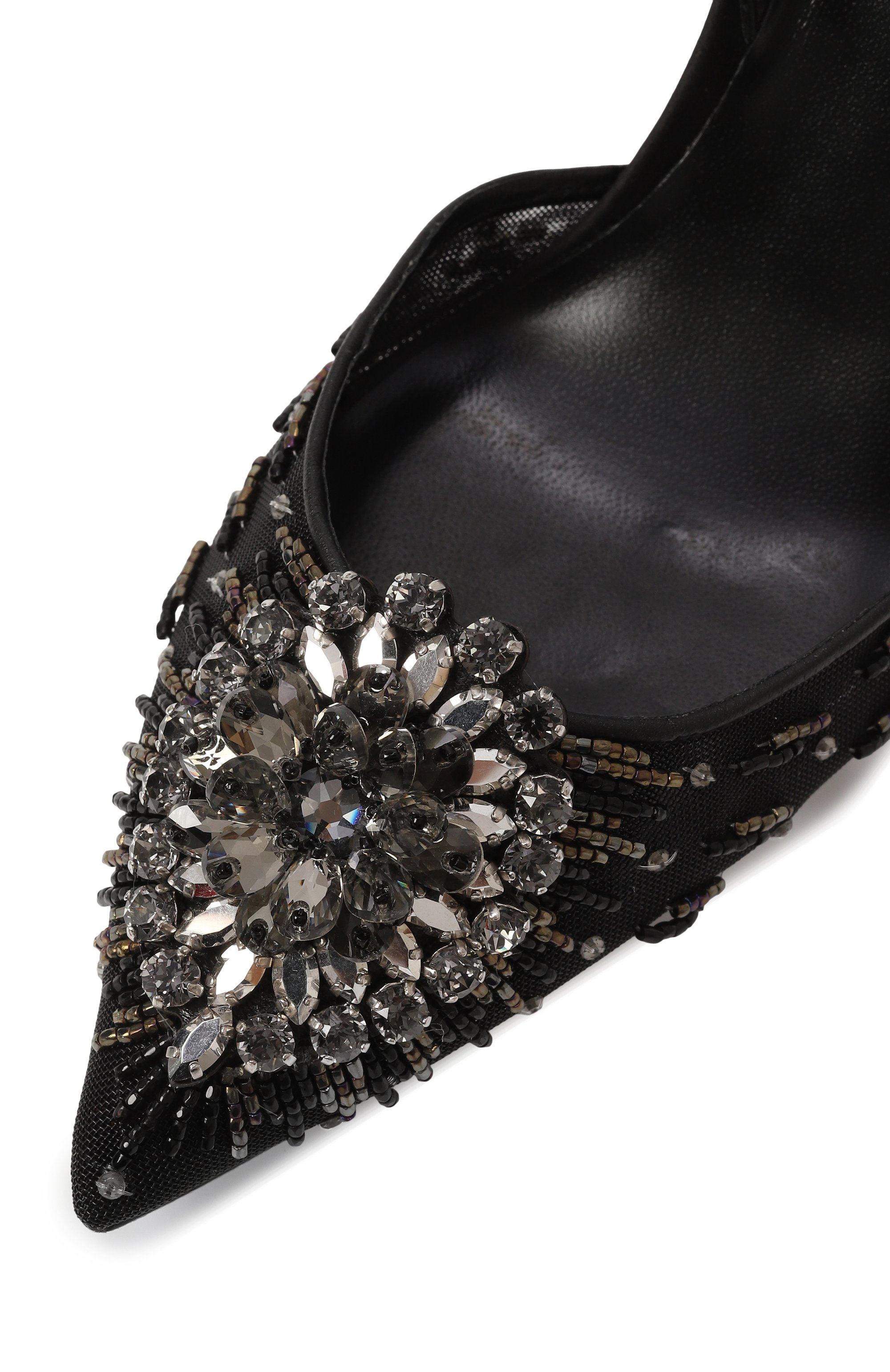 Текстильные туфли barbara 90 RENE CAOVILLA, арт. C11829-080/CRIN, фото 7