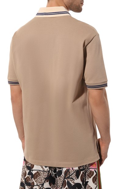 Хлопковое поло GUCCI, арт. 658067 XJDI2, фото 4