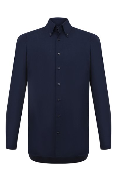 Мужская рубашка из хлопка и кашемира ZILLI, арт. CLAC04ZS01BGTZS00600