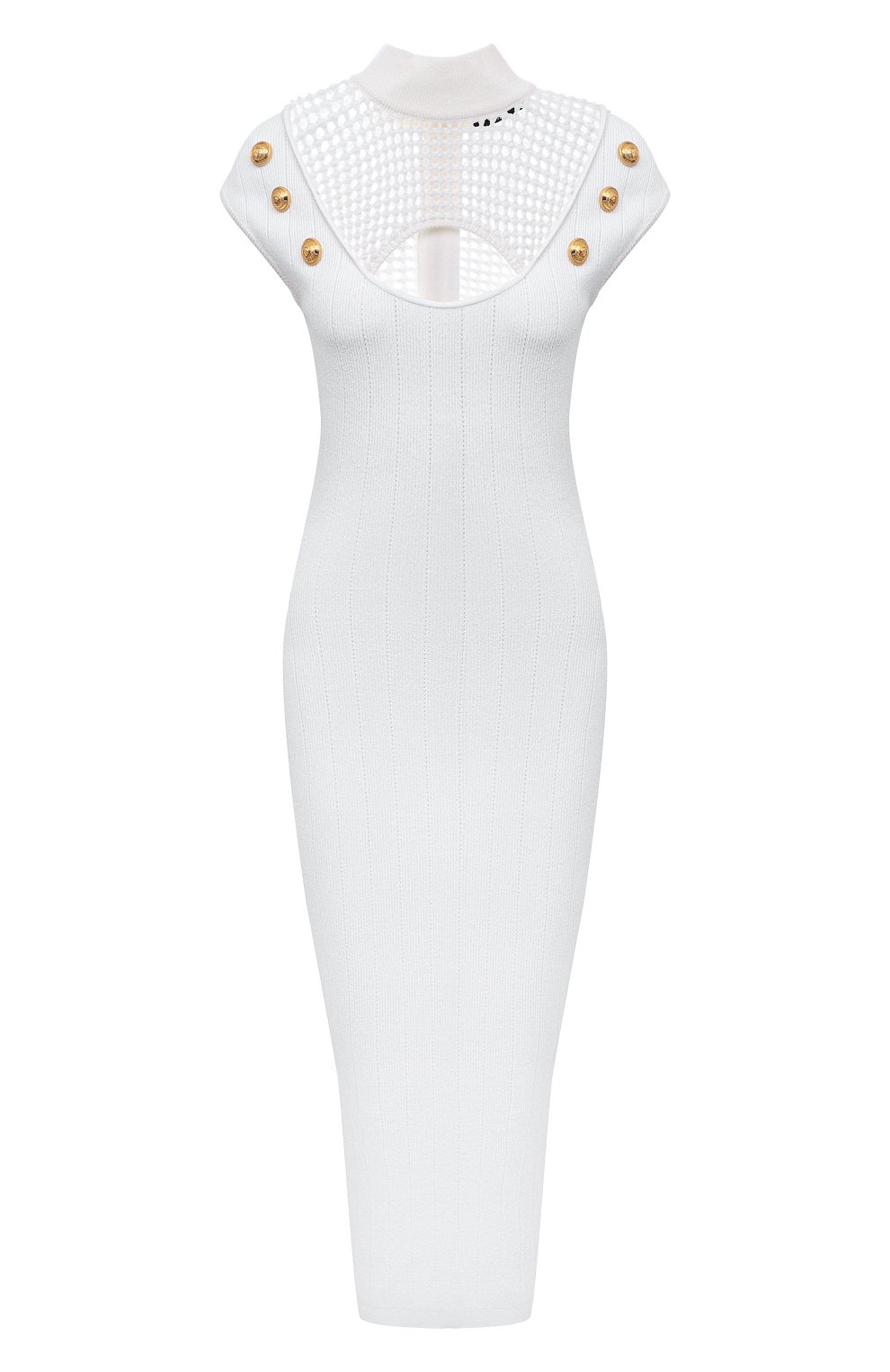 Платье из вискозы BALMAIN, арт. AF0RK025KE17, фото 1