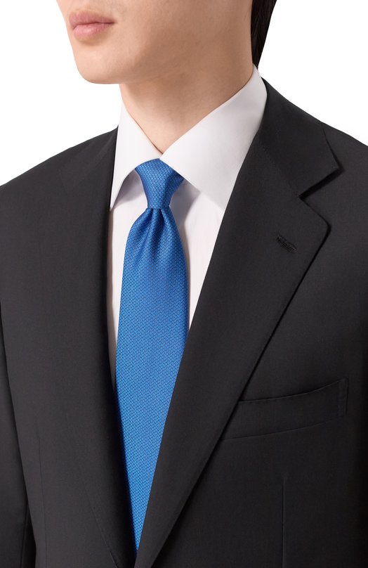 Шелковый галстук Stefano Ricci CCXL/60015 Синий  CCXL/60015 Фото 2