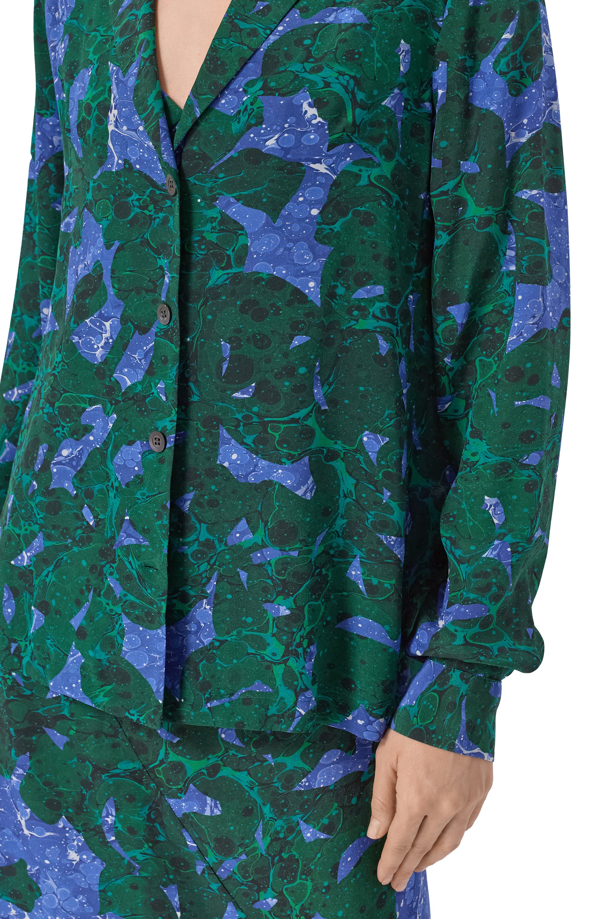 Шелковая рубашка DRIES VAN NOTEN, арт. 251-010703-1082, фото 5