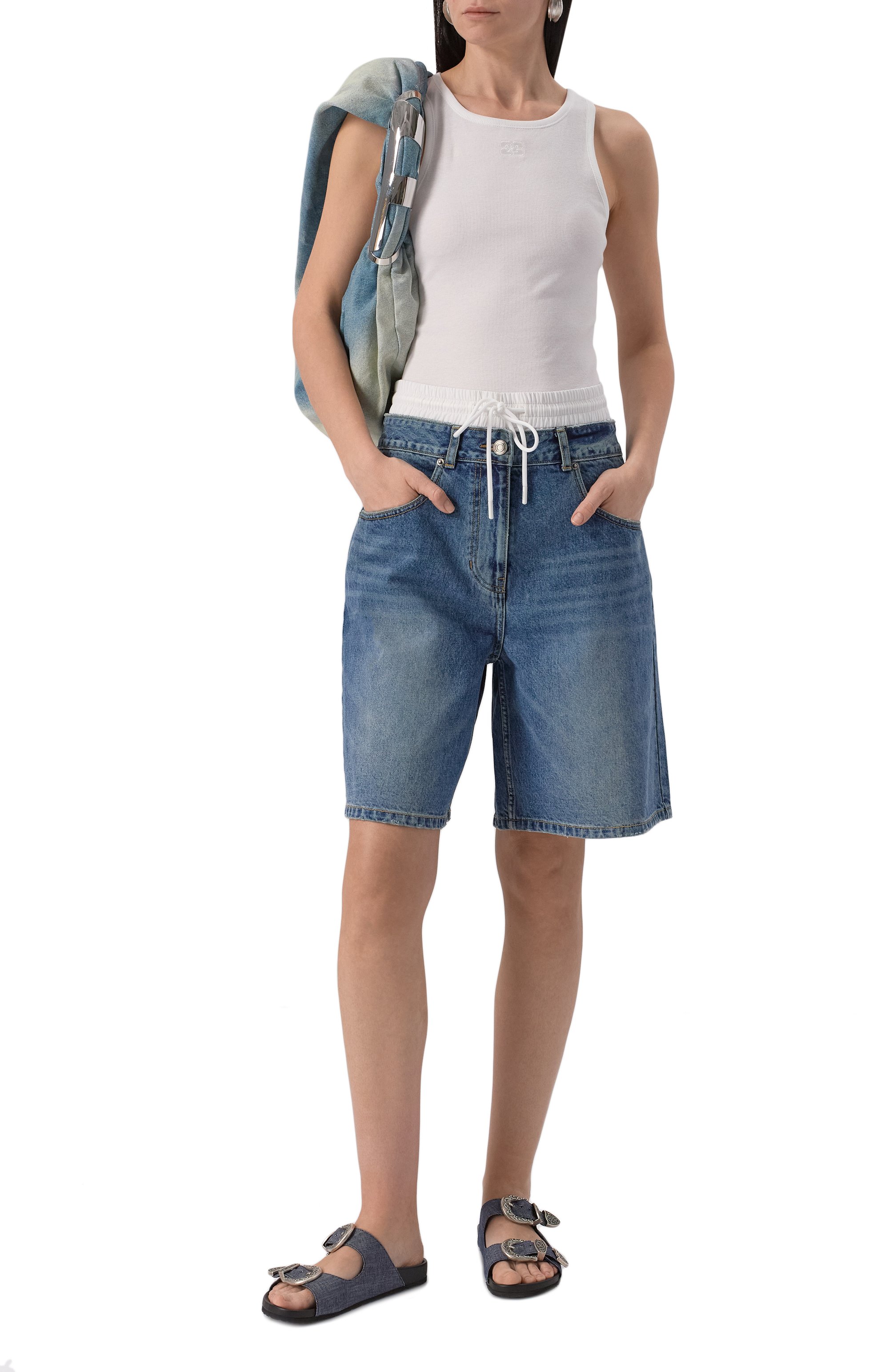 Джинсовые шорты JUUN.J, арт. JW5425W52, фото 2