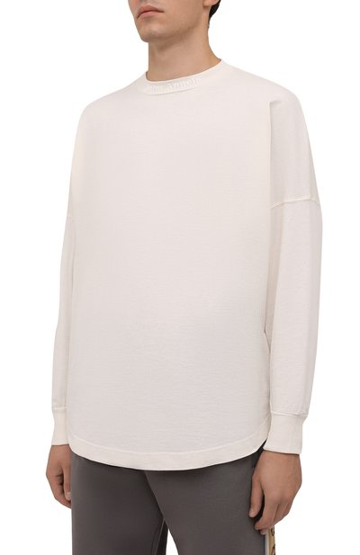 Хлопковый лонгслив PALM ANGELS, арт. PMAB001F21JER0030303, фото 3